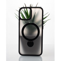 Силіконовий чохол MagSafe 360 для телефону iPhone 11 Pro Max чорний