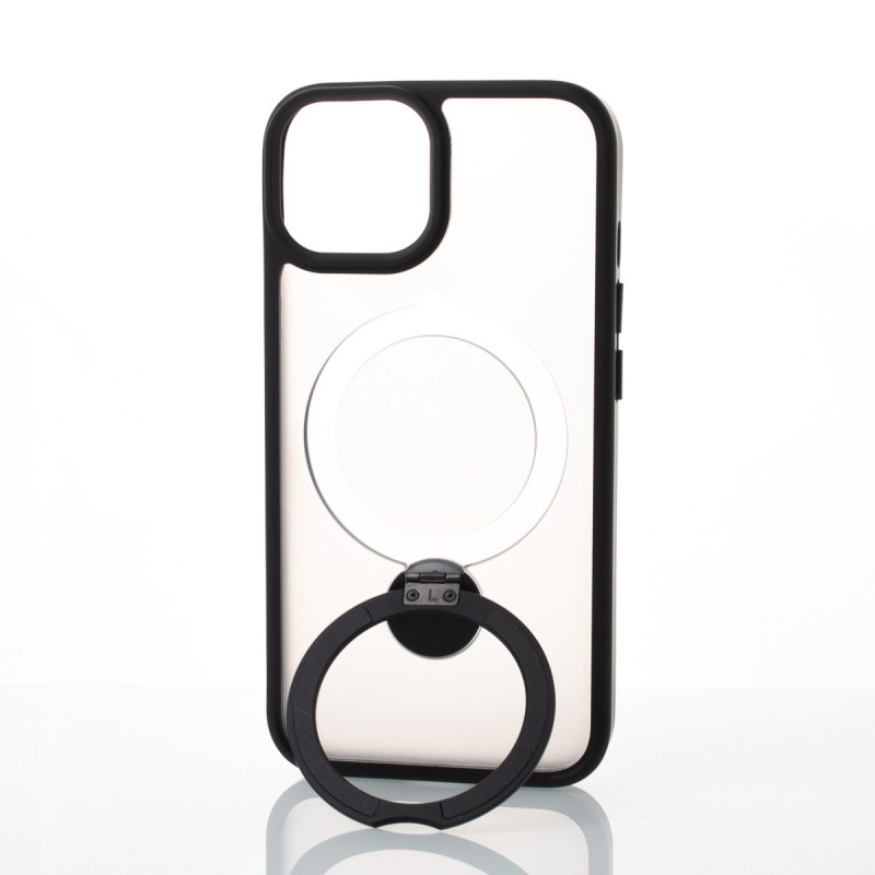 Силіконовий чохол MagSafe 360 для телефону iPhone 11 Pro Max чорний