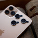 Захисне скло для камери iPhone 11 Pro / iPhone 11 Pro Max / iPhone 12 Pro темно-синій