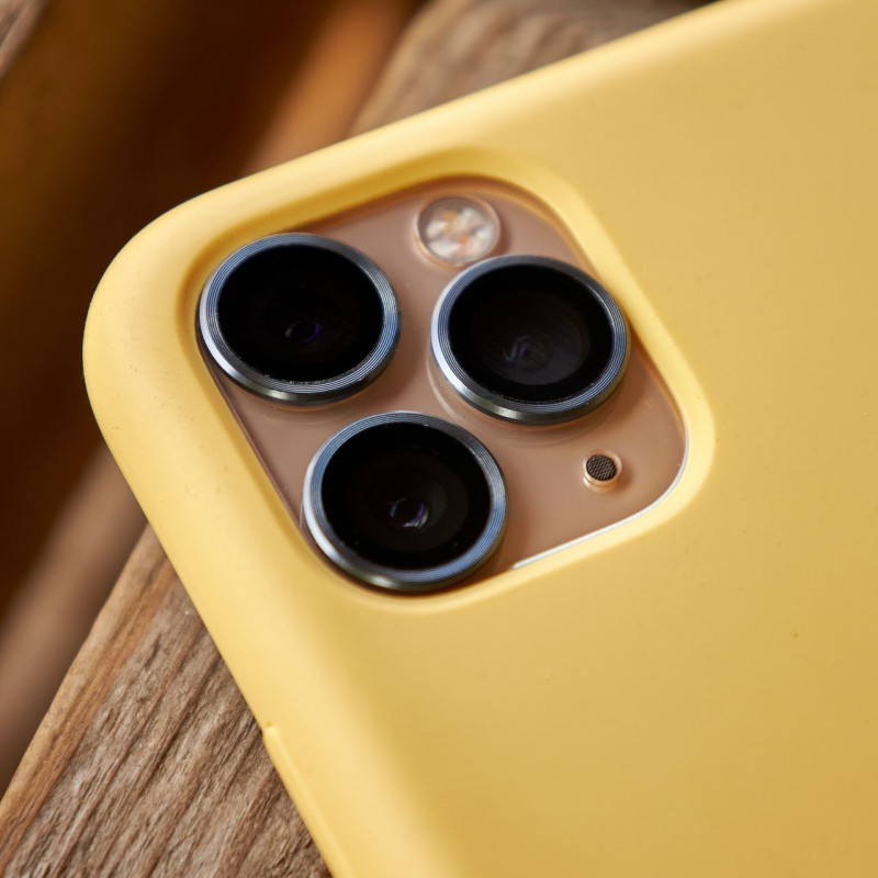 Захисне скло для камери iPhone 11 Pro / iPhone 11 Pro Max / iPhone 12 Pro темно-синій
