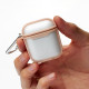 Силіконовий чохол для навушників Airpods 1/2 CIRCUIT кремовий