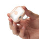 Силіконовий чохол для навушників Airpods 1/2 CIRCUIT кремовий