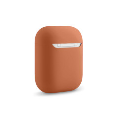 Силіконовий чохол для навушників Airpods 1/2 ULTRA SLIM шоколад
