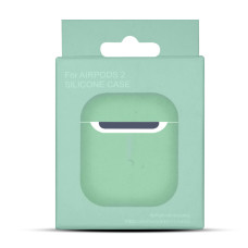 Силіконовий чохол для навушників Airpods 1/2 ULTRA SLIM зелений