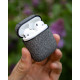 Силіконовий чохол для навушників Airpods 1/2 TEXTILE сірий