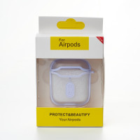 Силіконовий чохол для навушників Airpods 1/2 CIRCUIT фіалковий