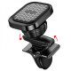Автомобільний тримач Hoco S49 Fuerte Air Outlet Magnetic black