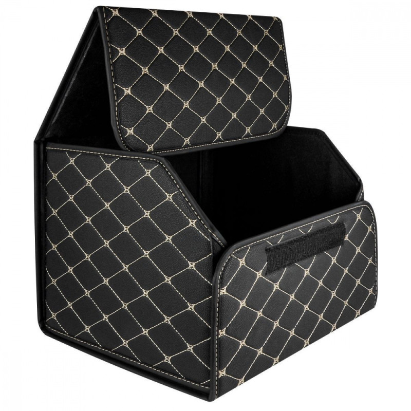Органайзер у багажник автомобіля 40см*30см*30см black beige