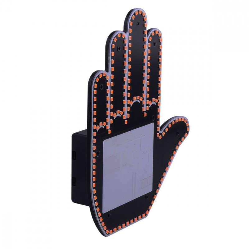 LED Hand на заднє скло автоомобіля (with batteries) black