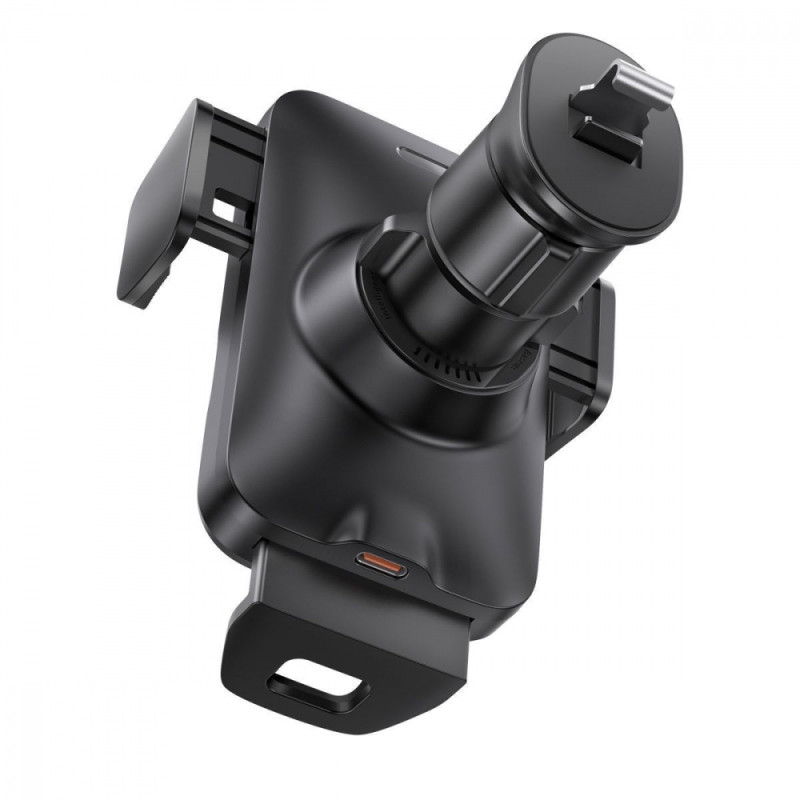 Автомобільний тримач з Бездротовим ЗП Baseus Wisdom Auto Alignment 15W black