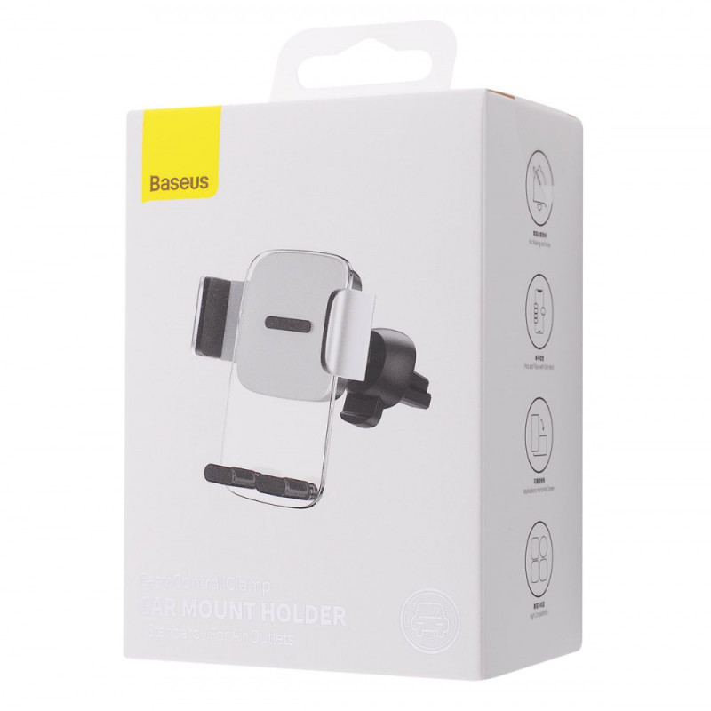 Автомобільний тримач Baseus Easy Control Clamp Air Outlet Version black