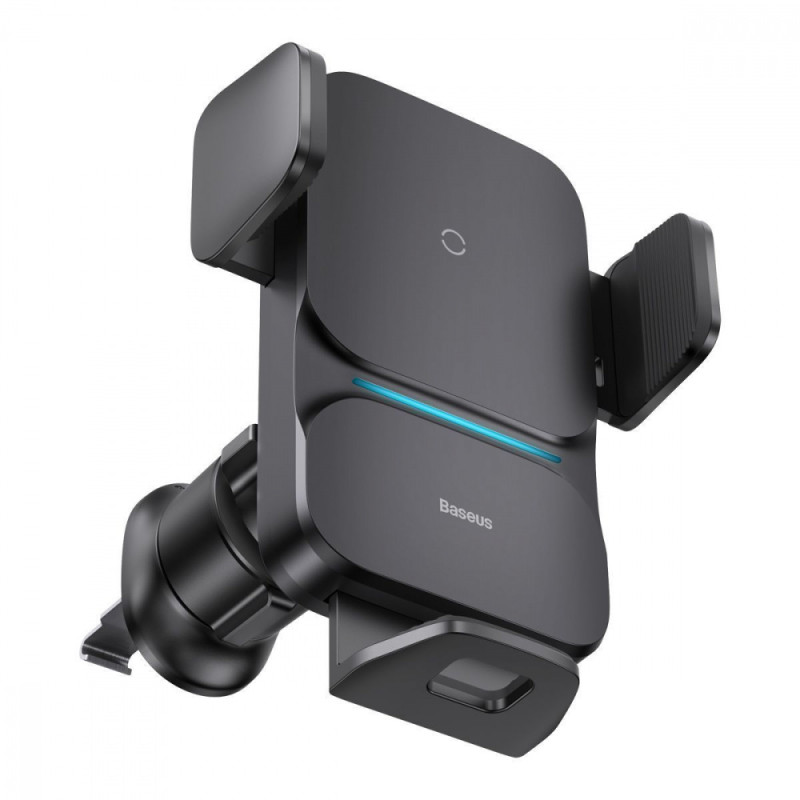 Автомобільний тримач з Бездротовим ЗП Baseus Wisdom Auto Alignment 15W black