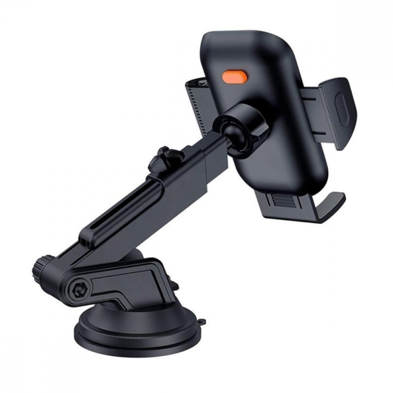 Автомобiльний тримач Baseus UltraControl Go Series Clamp-Type (Suction Cup Version) black