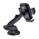 Автомобiльний тримач Baseus UltraControl Go Series Clamp-Type (Suction Cup Version) black