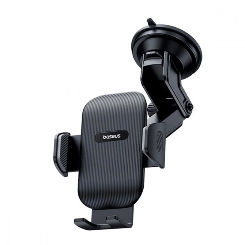 Автомобiльний тримач Baseus UltraControl Go Series Clamp-Type (Suction Cup Version) black