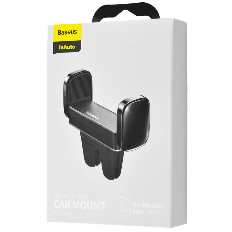Автомобільний тримач Baseus Steel Cannon Air Outlet Car Mount silver