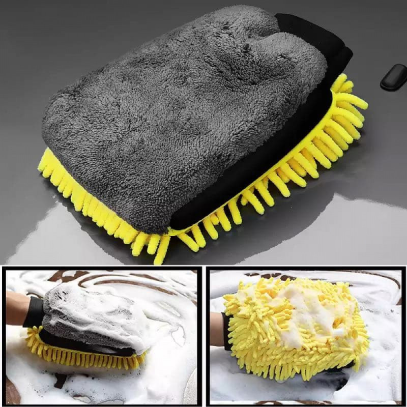 Рукавичка з мікрофібри yellow