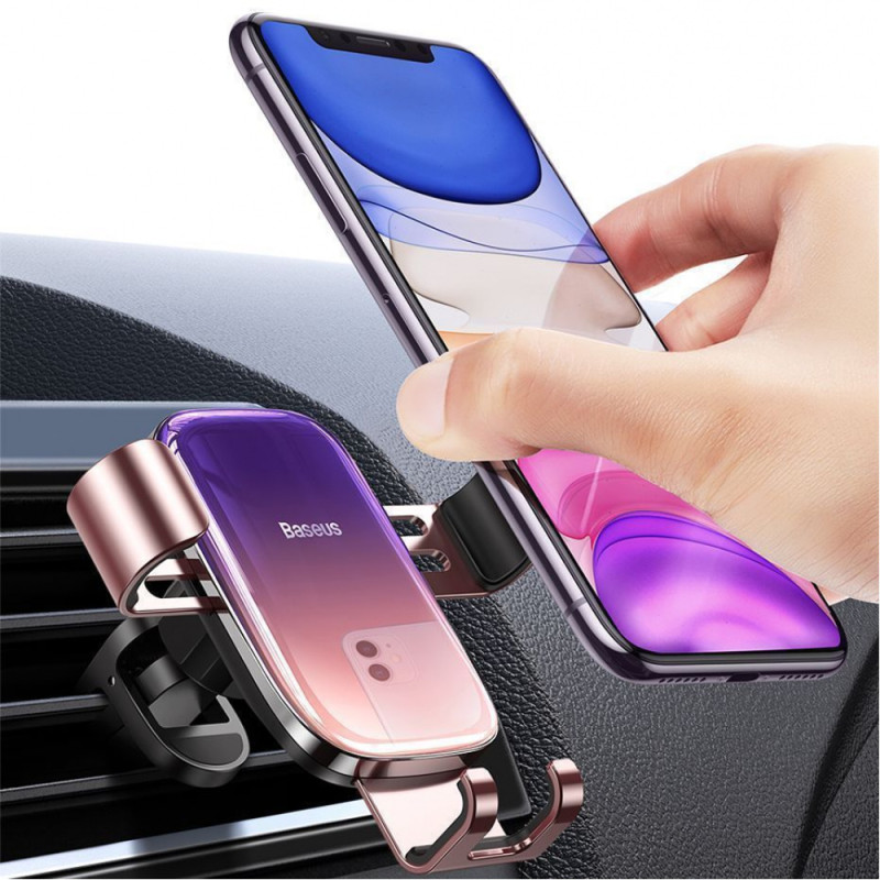 Автомобільний тримач Baseus Glaze Gravity Car Mount black
