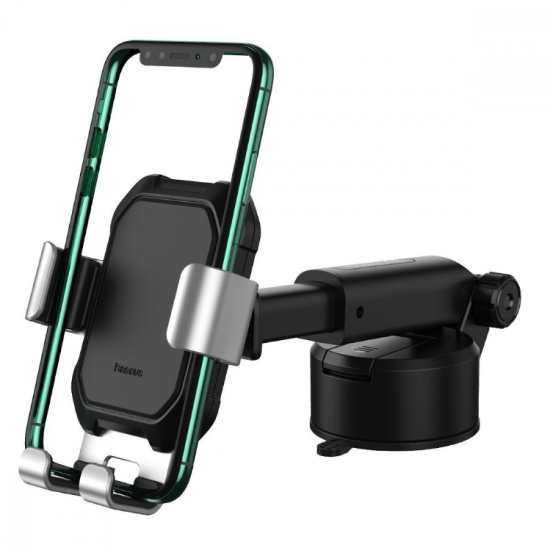 Автомобільний тримач Baseus Tank Gravity Car Mount With Suction Base black