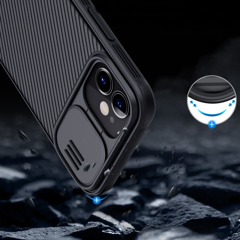 Карбоновая накладка Nillkin CamShield Pro для Apple iPhone 11 (6.1")