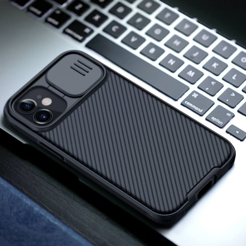Карбоновая накладка Nillkin CamShield Pro для Apple iPhone 11 (6.1")