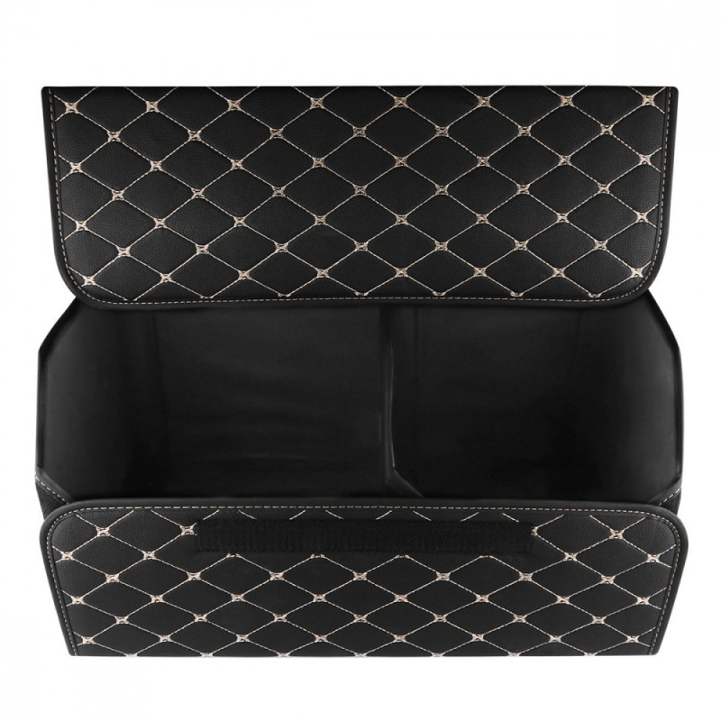 Органайзер у багажник автомобіля 54см*30см*30см black beige