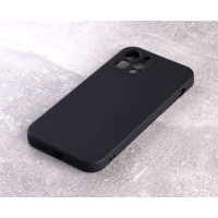 Силіконовий чохол SOFT Silicone Case для телефону iPhone 12 Pro Max (без лого) чорний