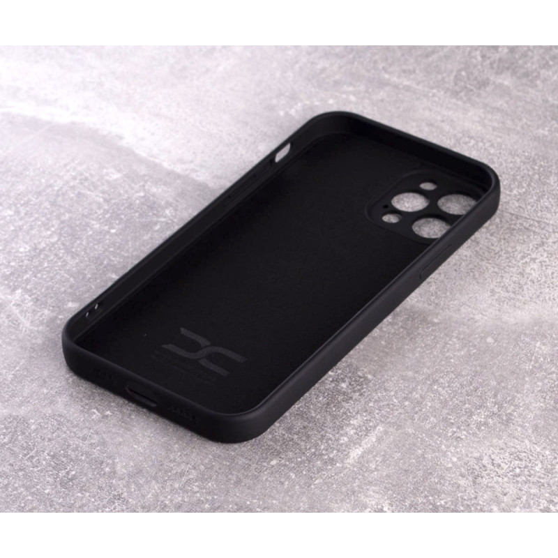 Силіконовий чохол SOFT Silicone Case для телефону iPhone 12 Pro Max (без лого) чорний