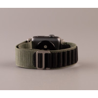 Ремінець для Apple Watch "Alpine Loop" 38/40/41 мм зеленый/чорний