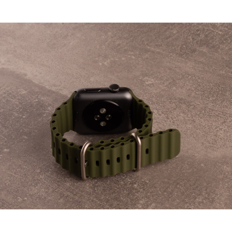 Ремінець для Apple Watch "Ocean Band" 38/40/41 мм хакі