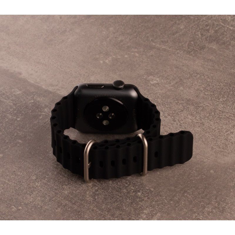 Ремінець для Apple Watch "Ocean Band" 42/44/45/49 мм чорний