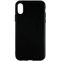 Силіконовий чохол Graphite для телефону iPhone X / iPhone XS чорний