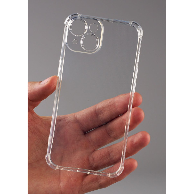 Силіконовий чохол WS SHOCKPROOF для телефону iPhone 13 прозорий