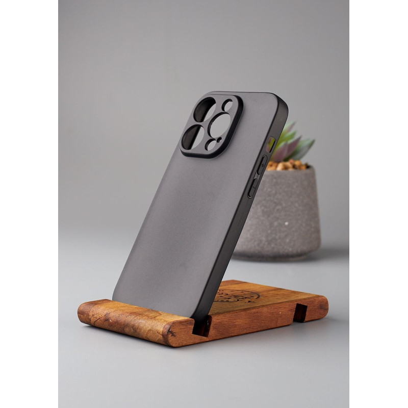 Силіконовий чохол Graphite для телефону iPhone 14 Plus чорний