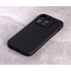 Силіконовий чохол SOFT Silicone Case для телефону iPhone 14 Pro (без лого) чорний