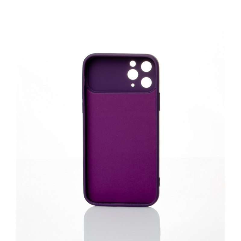 Силіконовий чохол CAMERA PROTECTION для iPhone 11 Pro Max фіолетовий