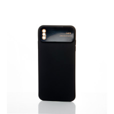 Силіконовий чохол CAMERA PROTECTION для iPhone X / iPhone XS чорний