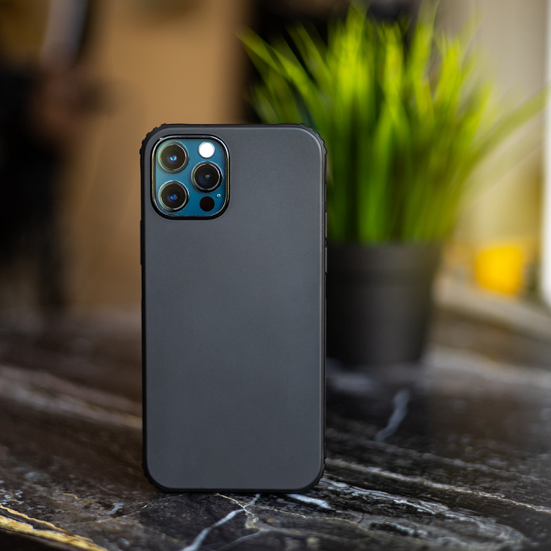 Силіконовий чохол XO K02 для телефону iPhone 12 mini (anti-fall w/rope hole) чорний