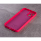 Силіконовий чохол SOFT Silicone Case для телефону iPhone 13 (без лого) малиновий