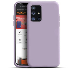 Силіконовий чохол SOFT Silicone Case для телефону iPhone XS Max (без лого) фіалковий