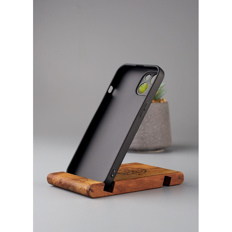 Силіконовий чохол Graphite для телефону iPhone 14 чорний