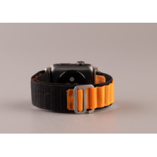 Ремінець для Apple Watch "Alpine Loop" 38/40/41 мм помаранчевий/чорний