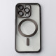 Силіконовий чохол MagSafe SHINING MATTE для телефону iPhone 13 Pro чорний