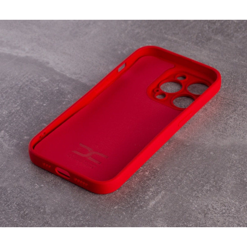 Силіконовий чохол SOFT Silicone Case для телефону iPhone 13 Pro (без лого) червоний