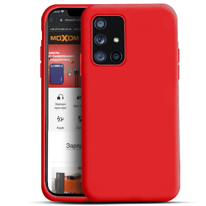Силіконовий чохол SOFT Silicone Case для телефону iPhone 13 Pro (без лого) червоний