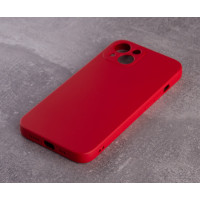 Силіконовий чохол SOFT Silicone Case для телефону iPhone 13 (без лого) червоний