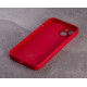 Силіконовий чохол SOFT Silicone Case для телефону iPhone 13 (без лого) червоний