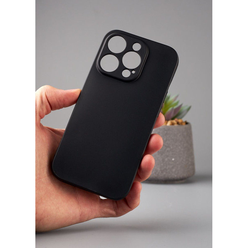 Силіконовий чохол Graphite для телефону iPhone 14 Pro Max чорний