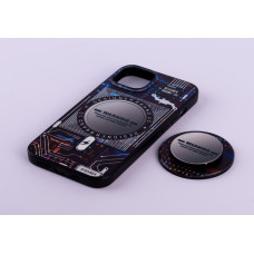 Силіконовий чохол MagSafe Boter"3D" + magsafe PopSocket для телефону iPhone 12 / iPhone 12 Pro 03 microcircuit