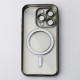 Силіконовий чохол MagSafe SHINING MATTE для телефону iPhone 14 Pro чорний